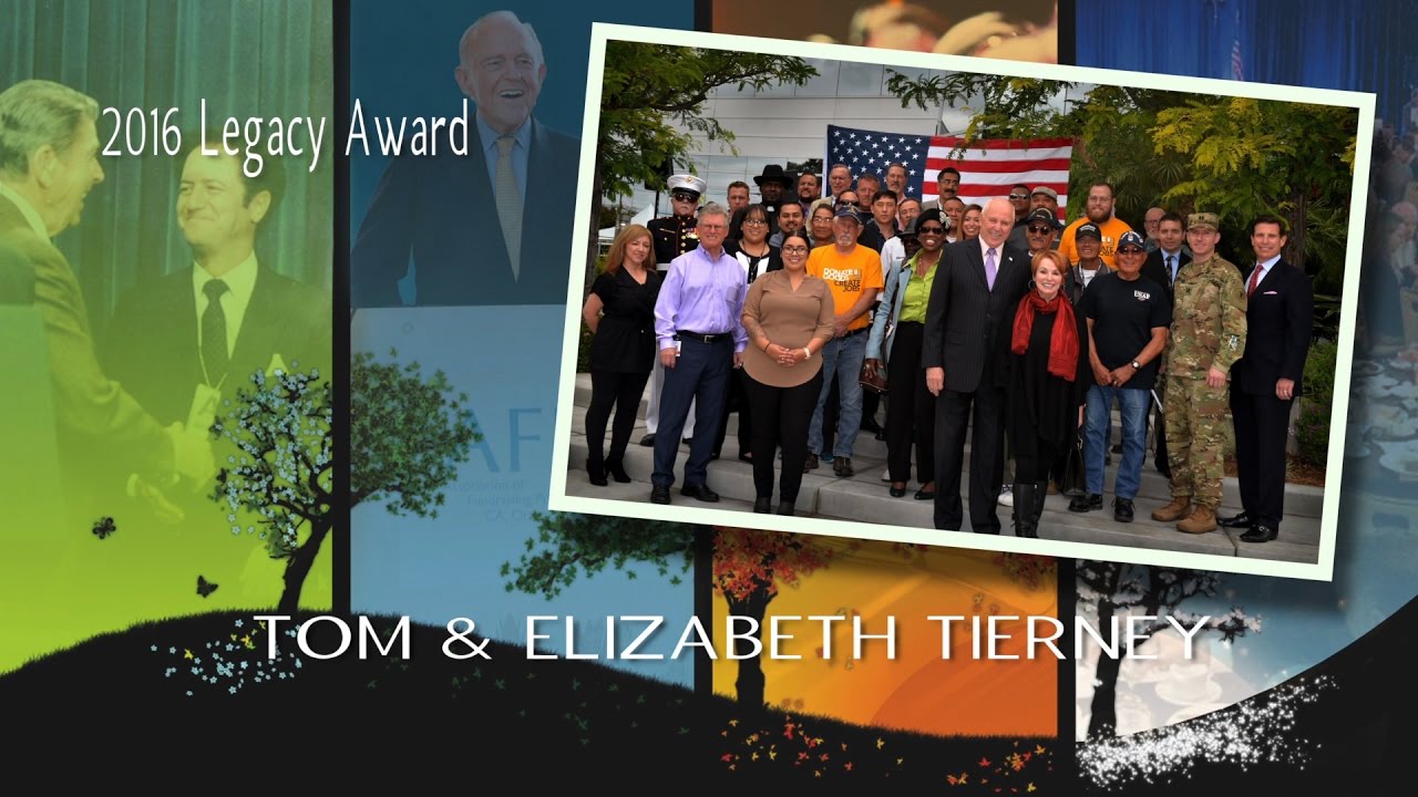 2016 Legacy Award - Tom & Elizabeth Tierney